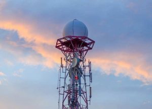 Radome Against Sky