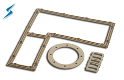 Silver Plated Aluminum Filled Silicone EMI Shielding Gaskets