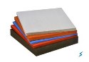 Vibration pads made from closed cell silicone sponge that meet ASTM D6576