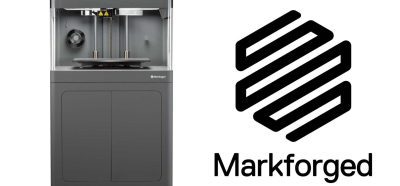 Markforged X7 3D Printer and Markforged logo