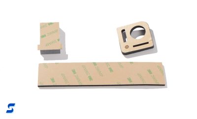 3M adhesive adhered to the back of silicone gaskets