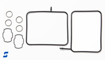 Thin window compression gaskets 