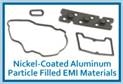 Nickel-Coated with Aluminum Particle Filled Silicone button