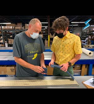Co-op Ben with Mike on the shop floor - preview