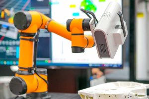 Cobot doing 3D scan