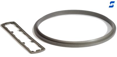 Liquid injection molded metal-filled material, 3D geometry 