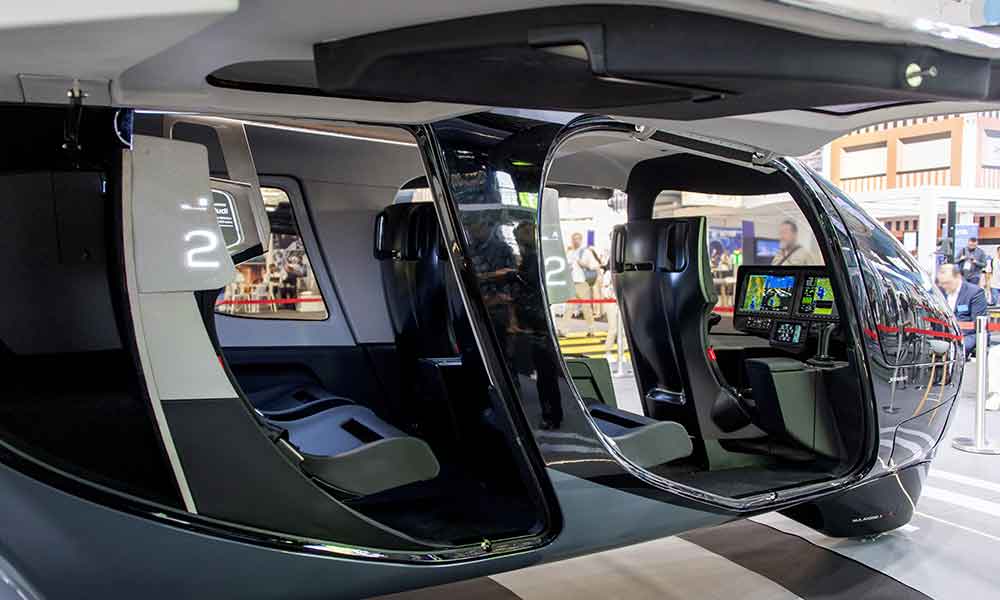 Interior of eVTOL