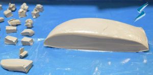 Raw gum HCR compound prior to heat cure in molding