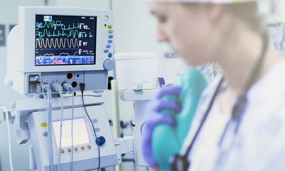 Health monitoring equipment in a hospital Health monitoring equipment in a hospital