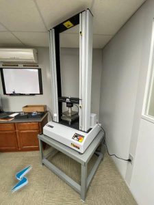 Instron Testing Machine at Stockwell Elastomerics
