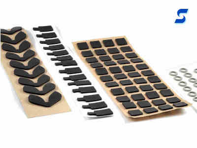 Kiss cut progression strips on liner