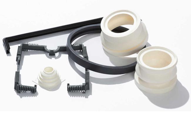 Compression molded parts