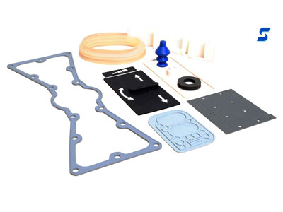 Molded and fabricated silicone rubber