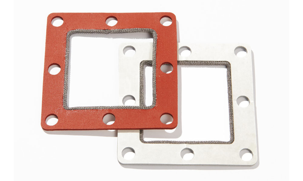 Window gaskets with monel wire inner edge