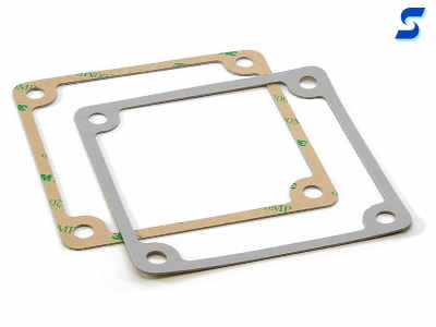 Peel and stick window gasket shown material up and adhesive up