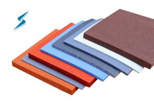 Silicone sponge swatches side by side