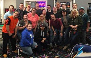 Stockwell Elastomerics bowling party photo