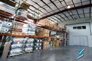 Inventory in Stockwell Elastomerics warehouse