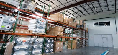 Inventory in Stockwell Elastomerics warehouse