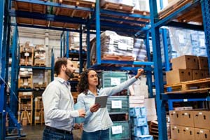 Warehouse inventory check